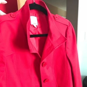 Halogen red lined jacket